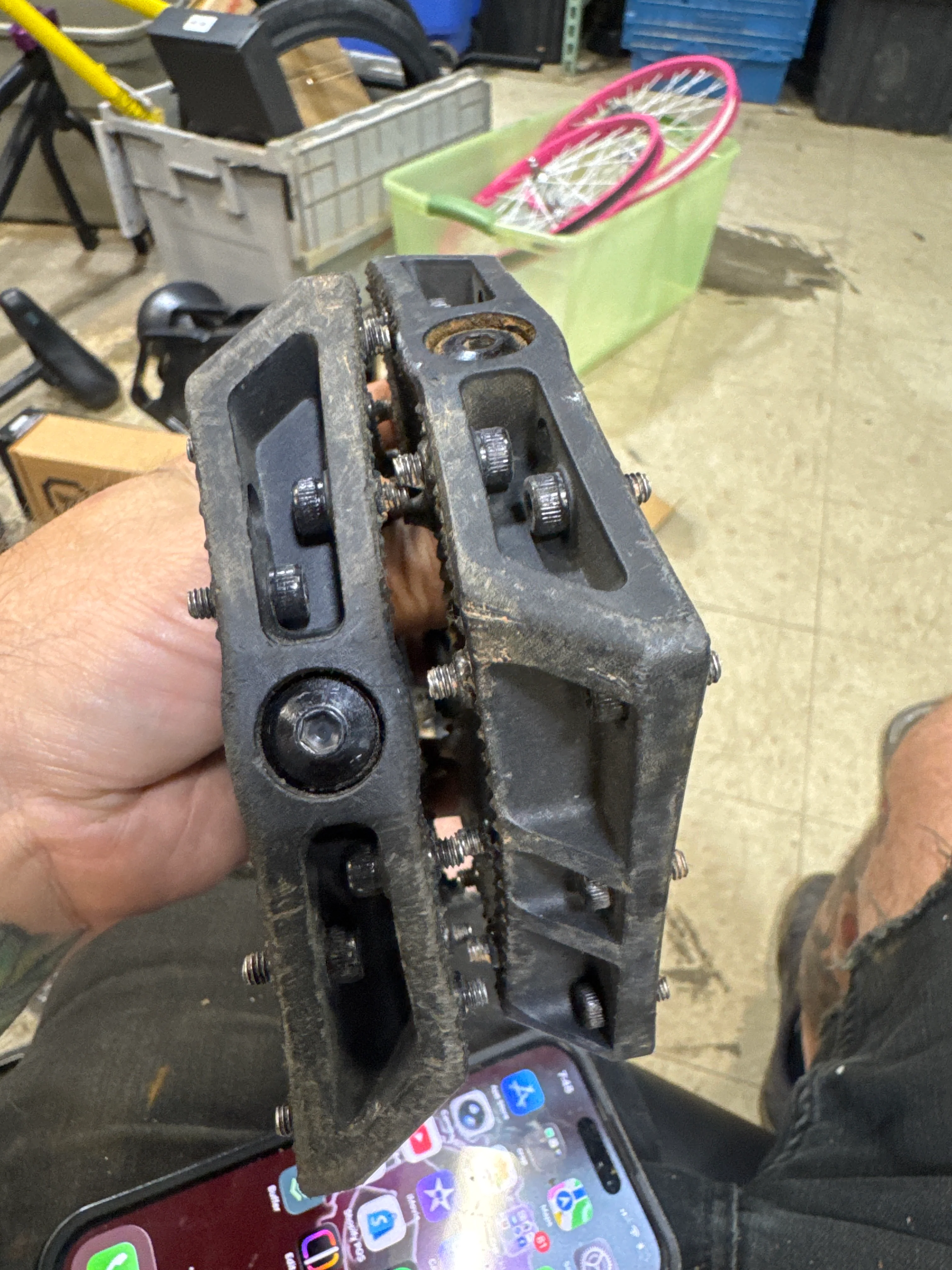 Alienation foot fetish pedal black - Image 2