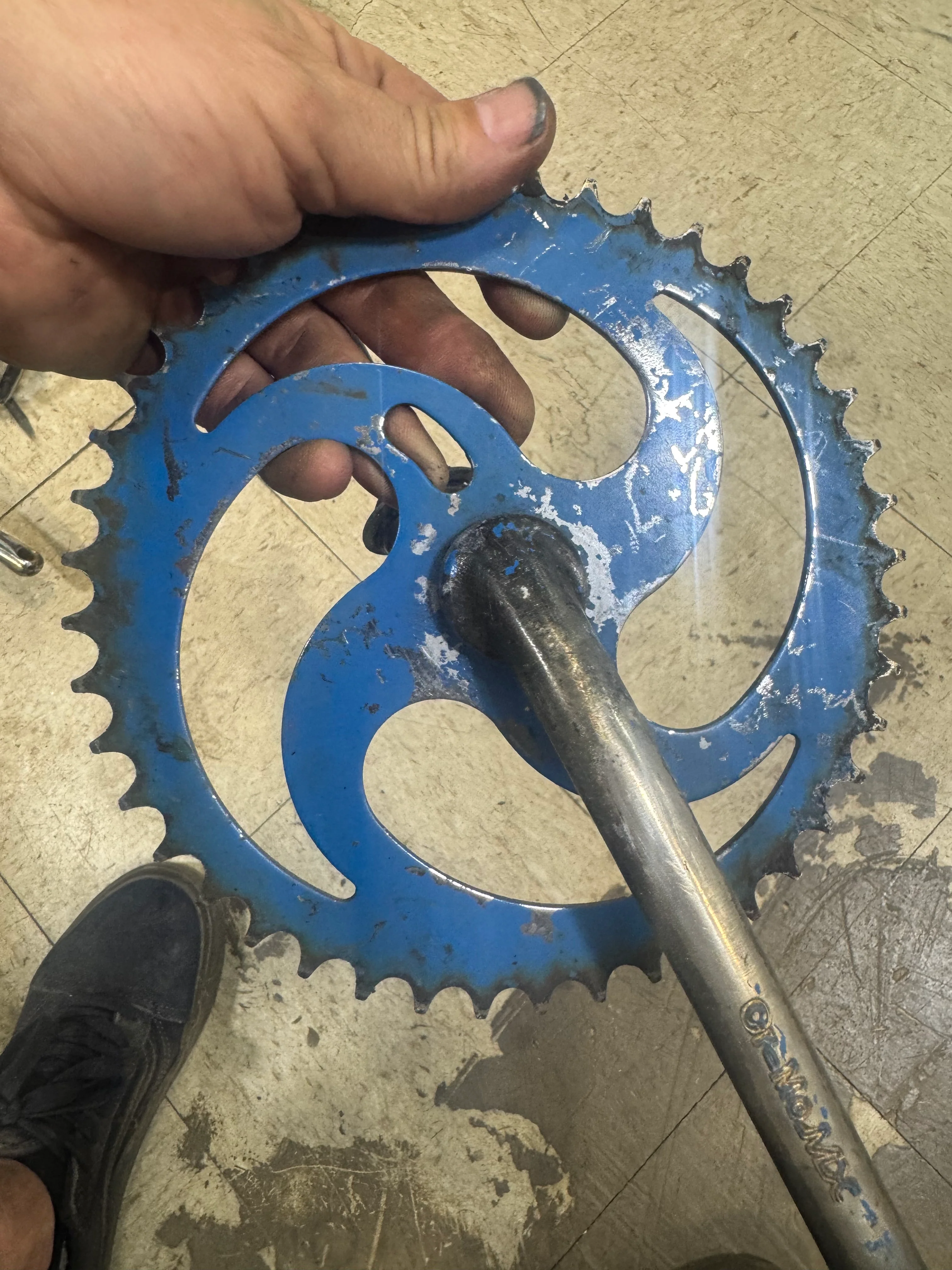 Cr-mo mx 1pc cranks w/ sprocket - Image 2