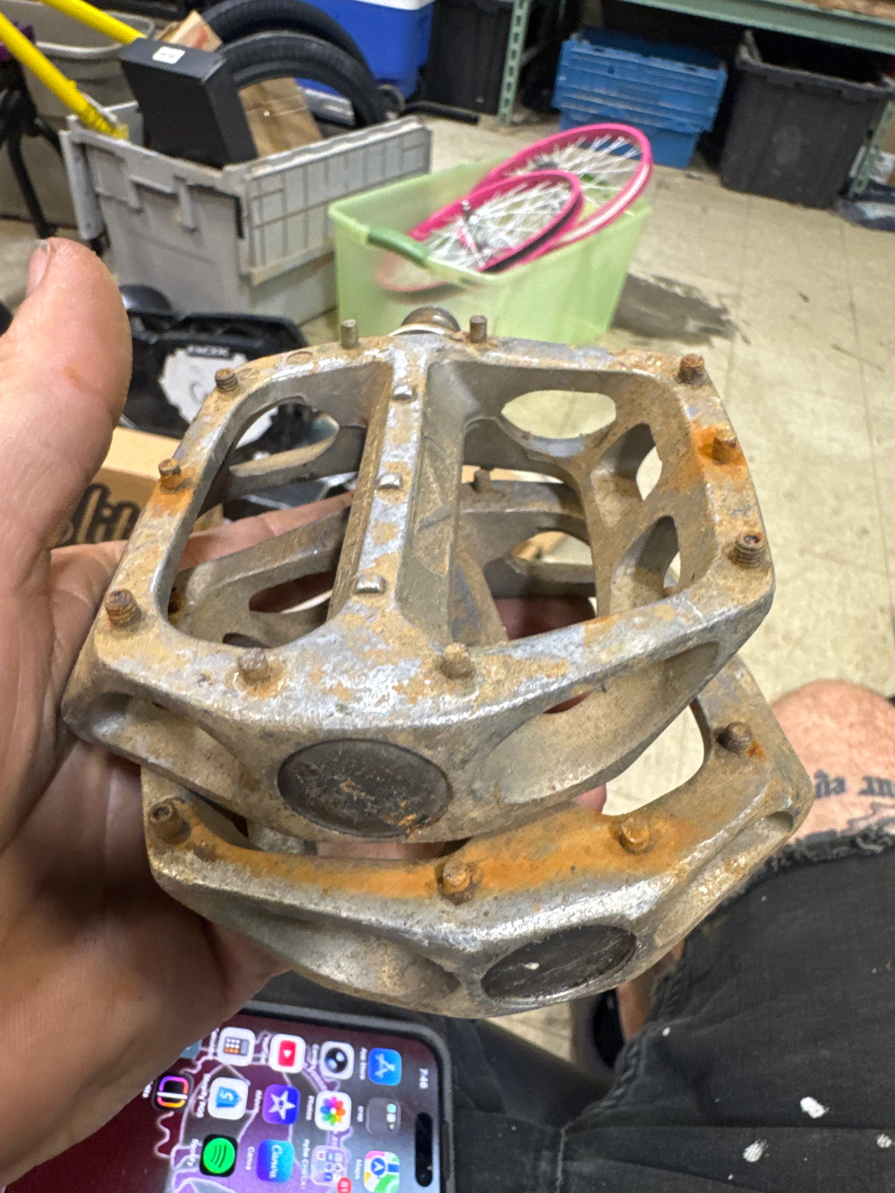 Dmr v2 9/16 silver pedals