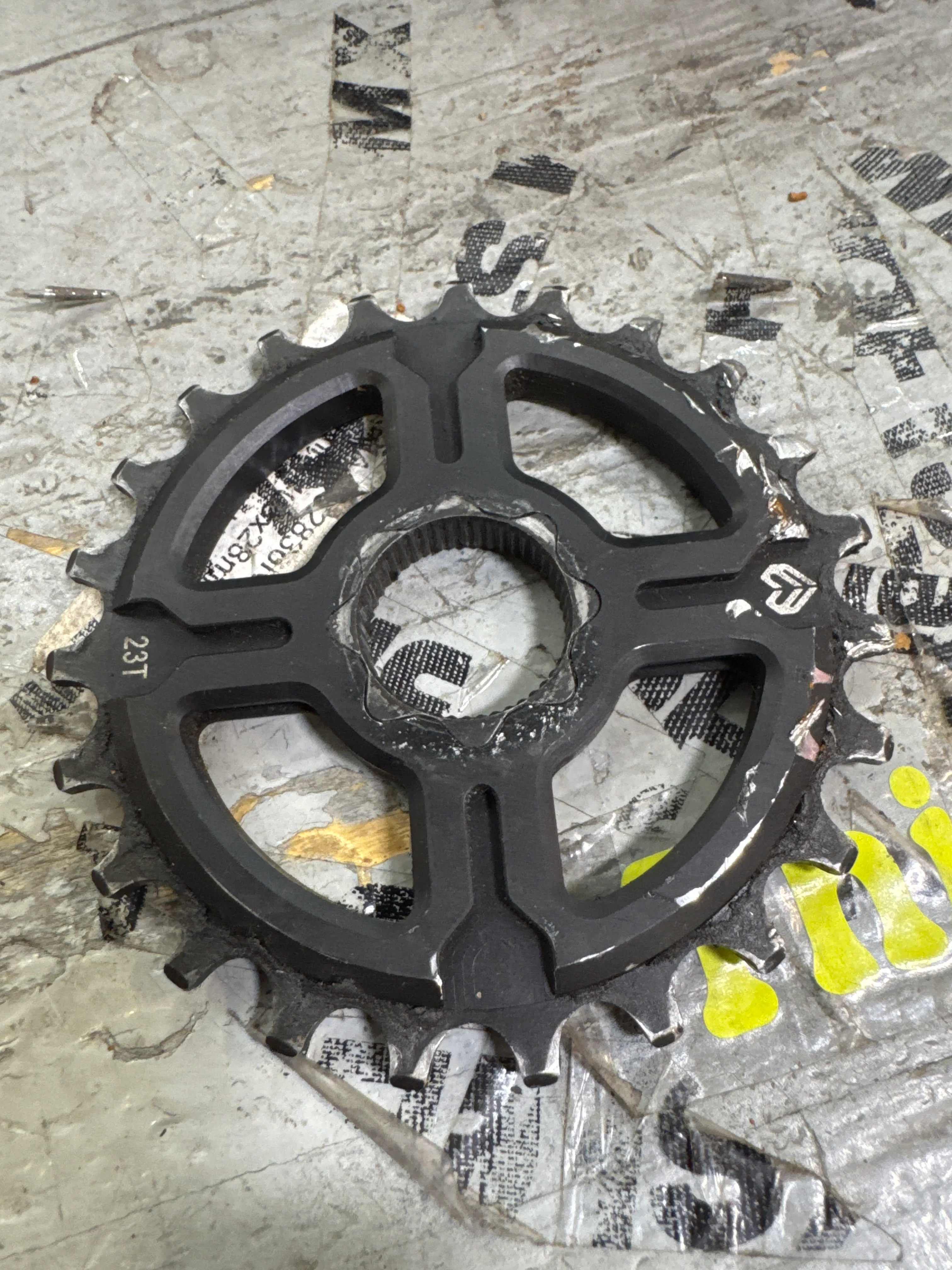 Eclat 23t 24m spline sprocket