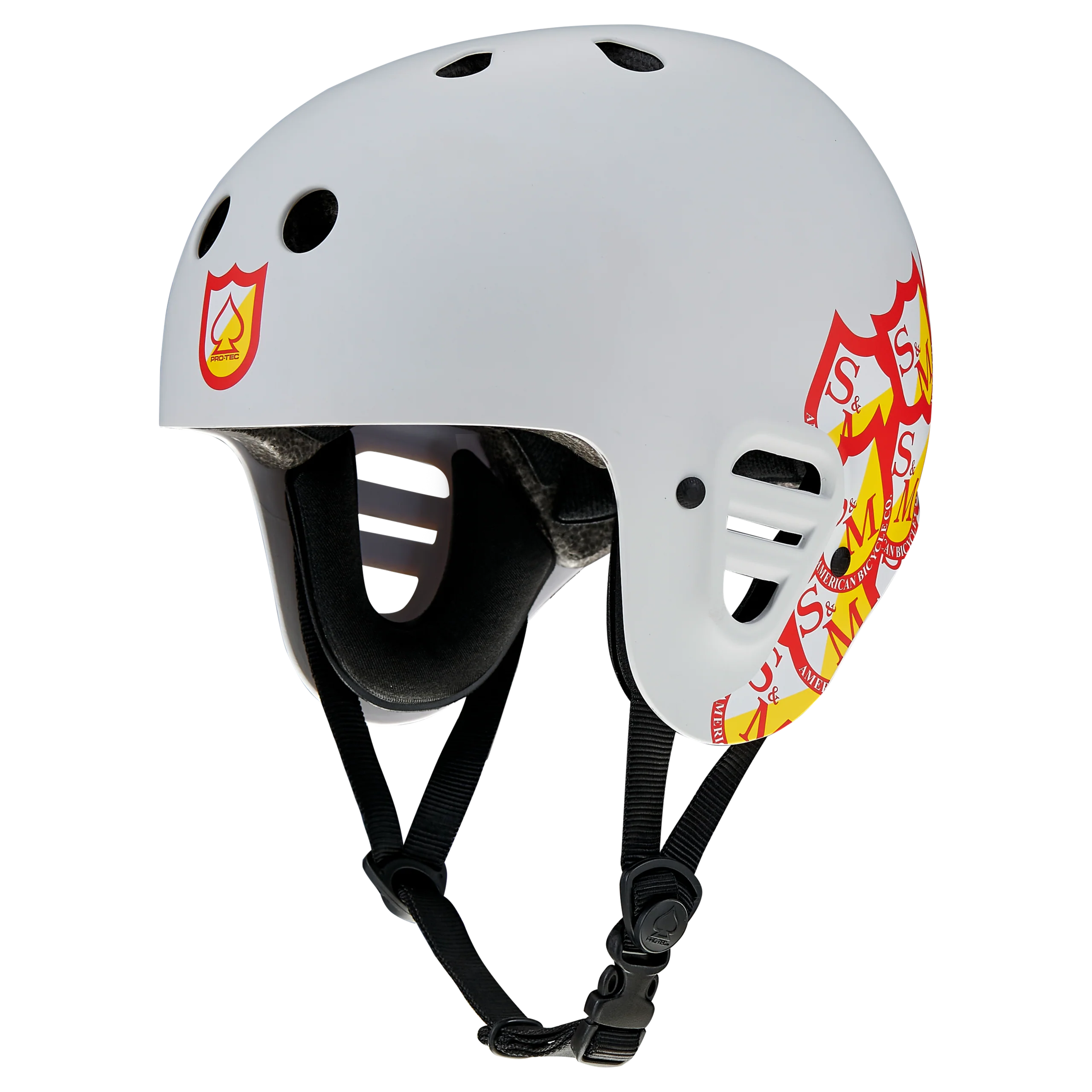 Pro-Tec Full Cut (Certified) – S&M Shield Signature Edition – Matte Light Gray - Image 3