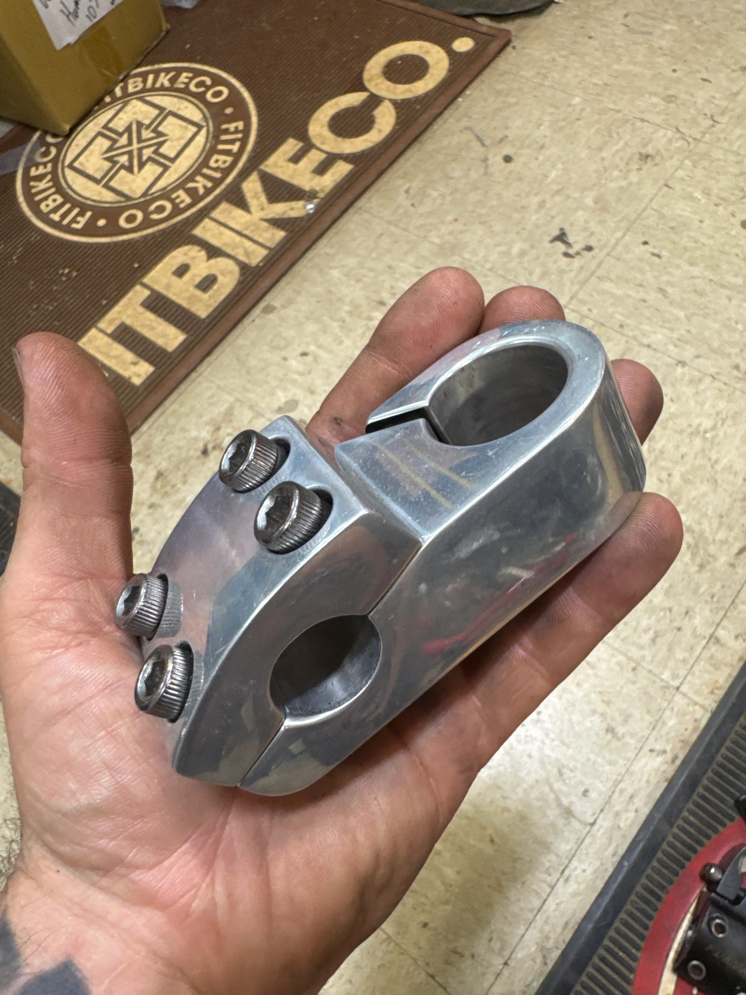 Haro fusion top load stem silver