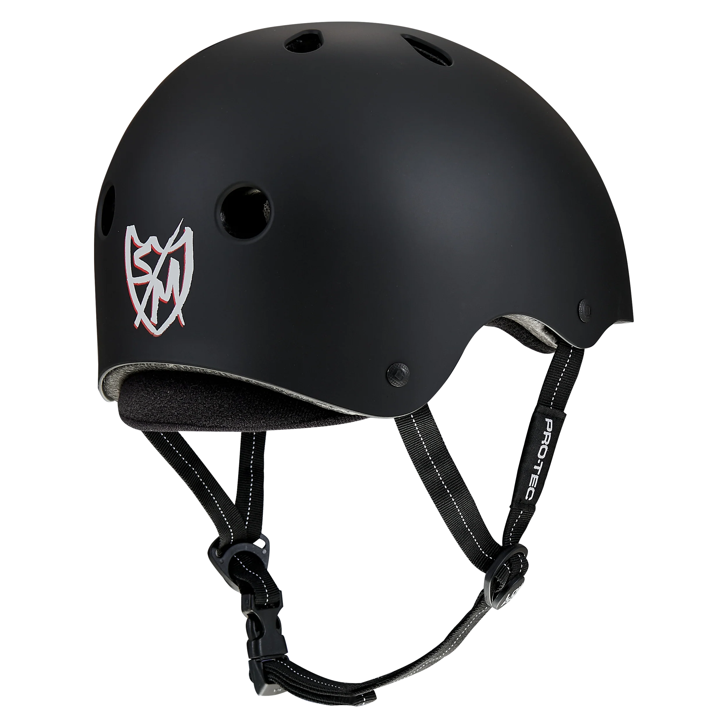Pro-Tec LOW PRO Certified Helmet – S&M Sharpie Signature Edition – Matte Black - Image 2
