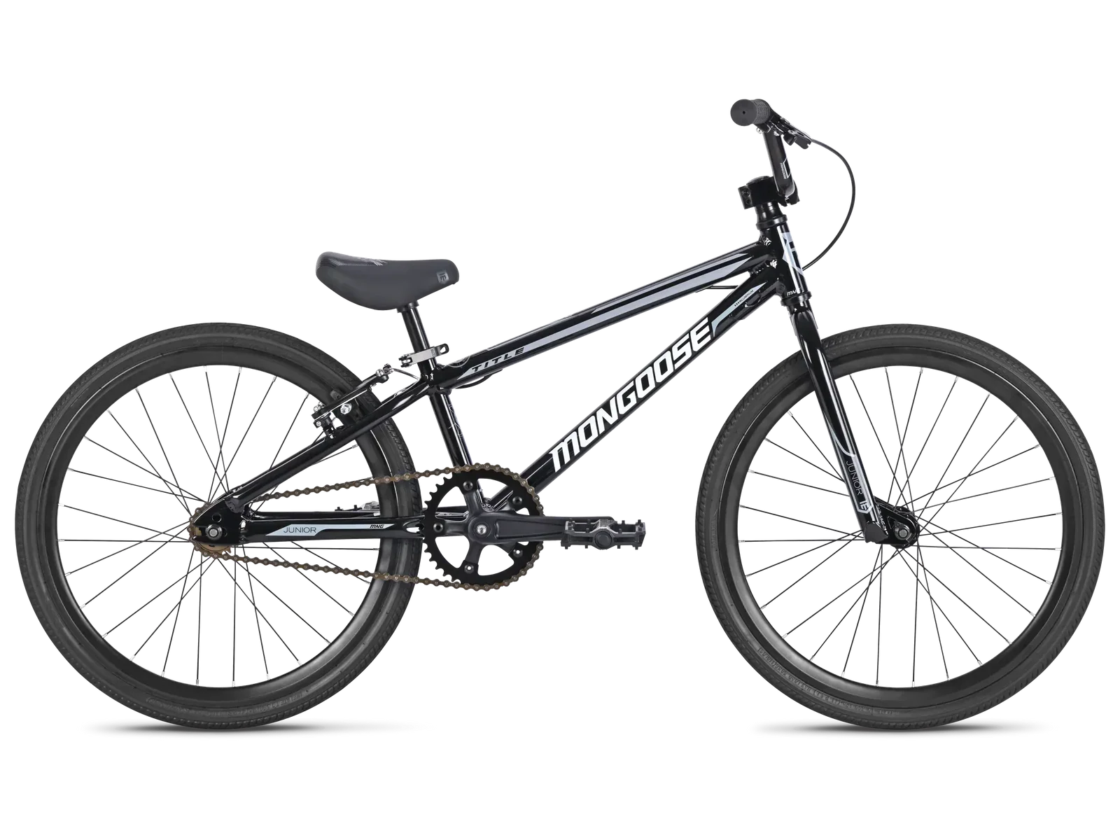 Mongoose Title junior bmx Bike Black - Image 3