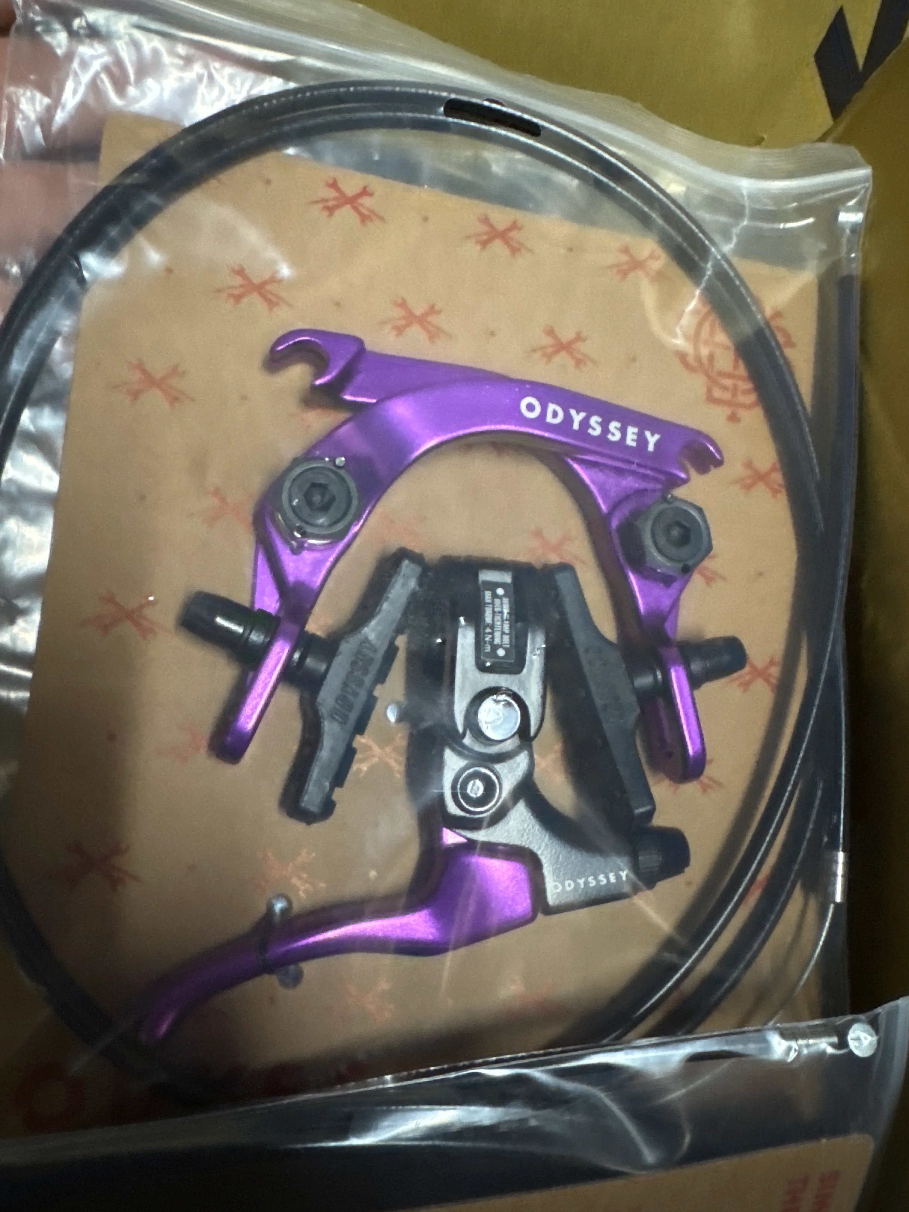 Odyssey evo 2.5 brake kit Purple