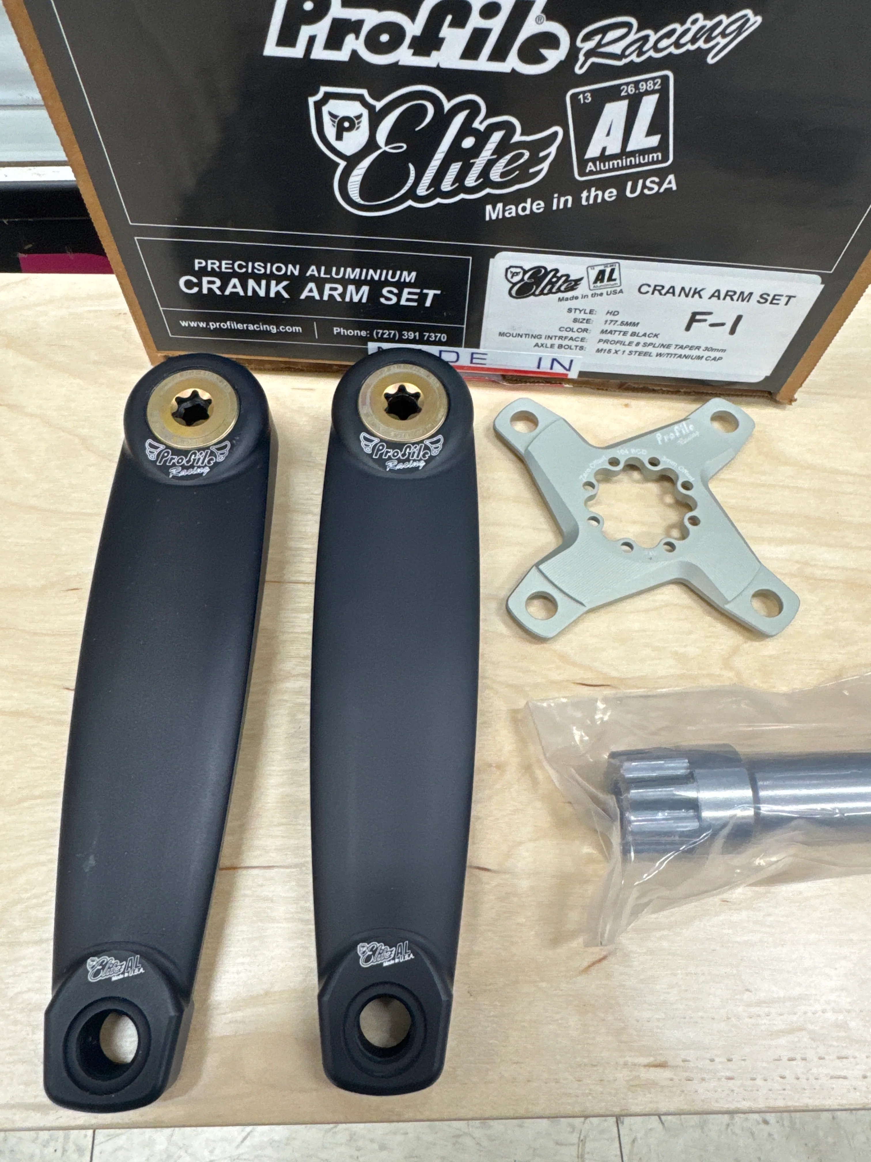 Profile Racing AL elite crankset F-1 Limited edition