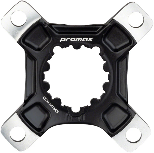 Promax Direct Mount Crank Spider - 104 BCD, 4-Bolt, SRAM 3-Bolt Mount Style, For Use w/Promax CK-1 Carbon Cranks Only, Black - Image 2