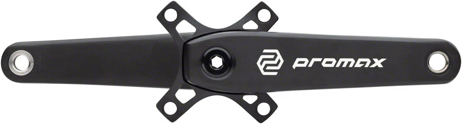Promax HF-3 Hollow Hot Forged Crankset 2-PC, Direct Mount SRAM 3-Bolt, 30mm Spindle, Black - Image 6