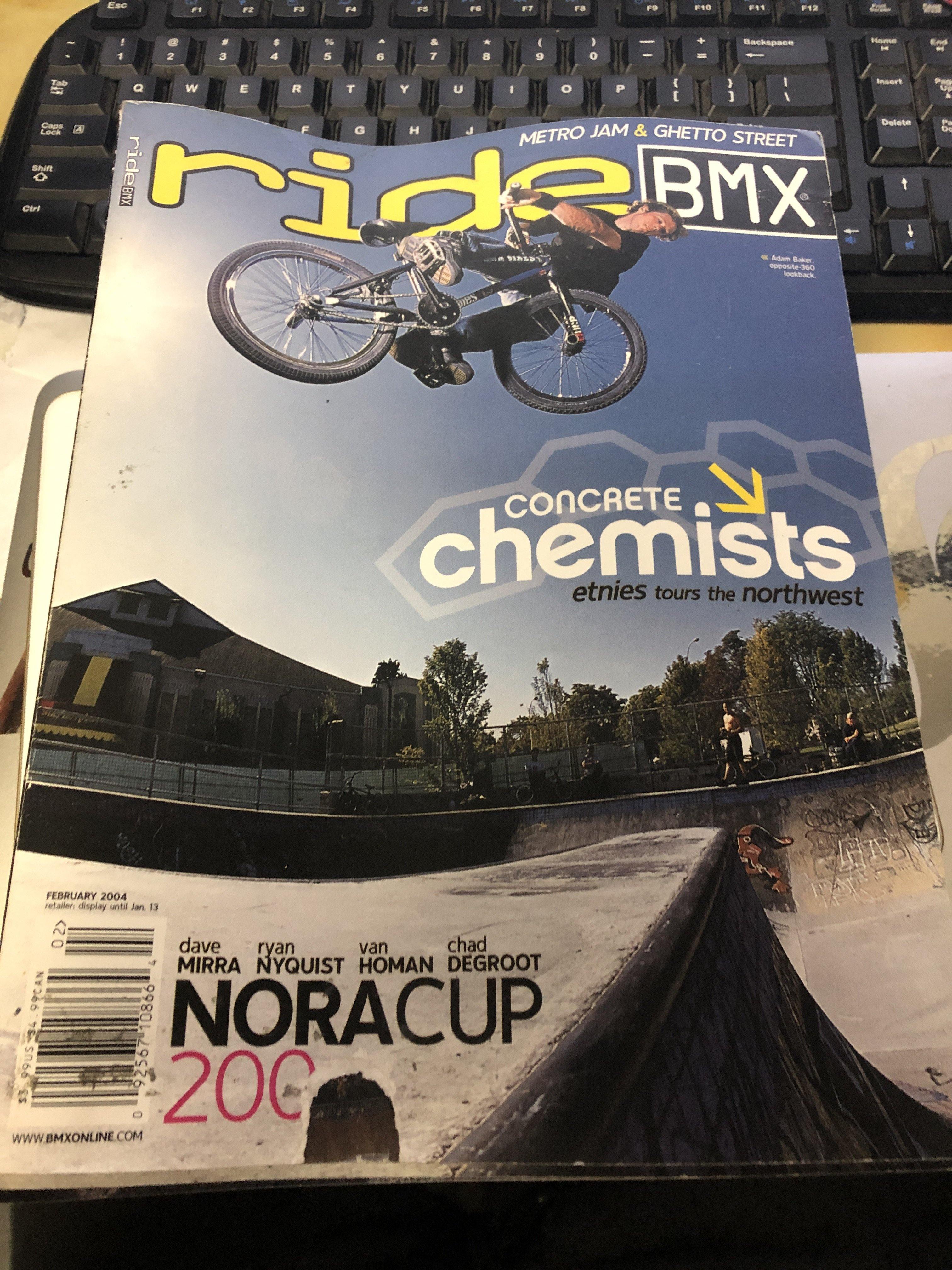 Ride bmx magazine back issues 2004