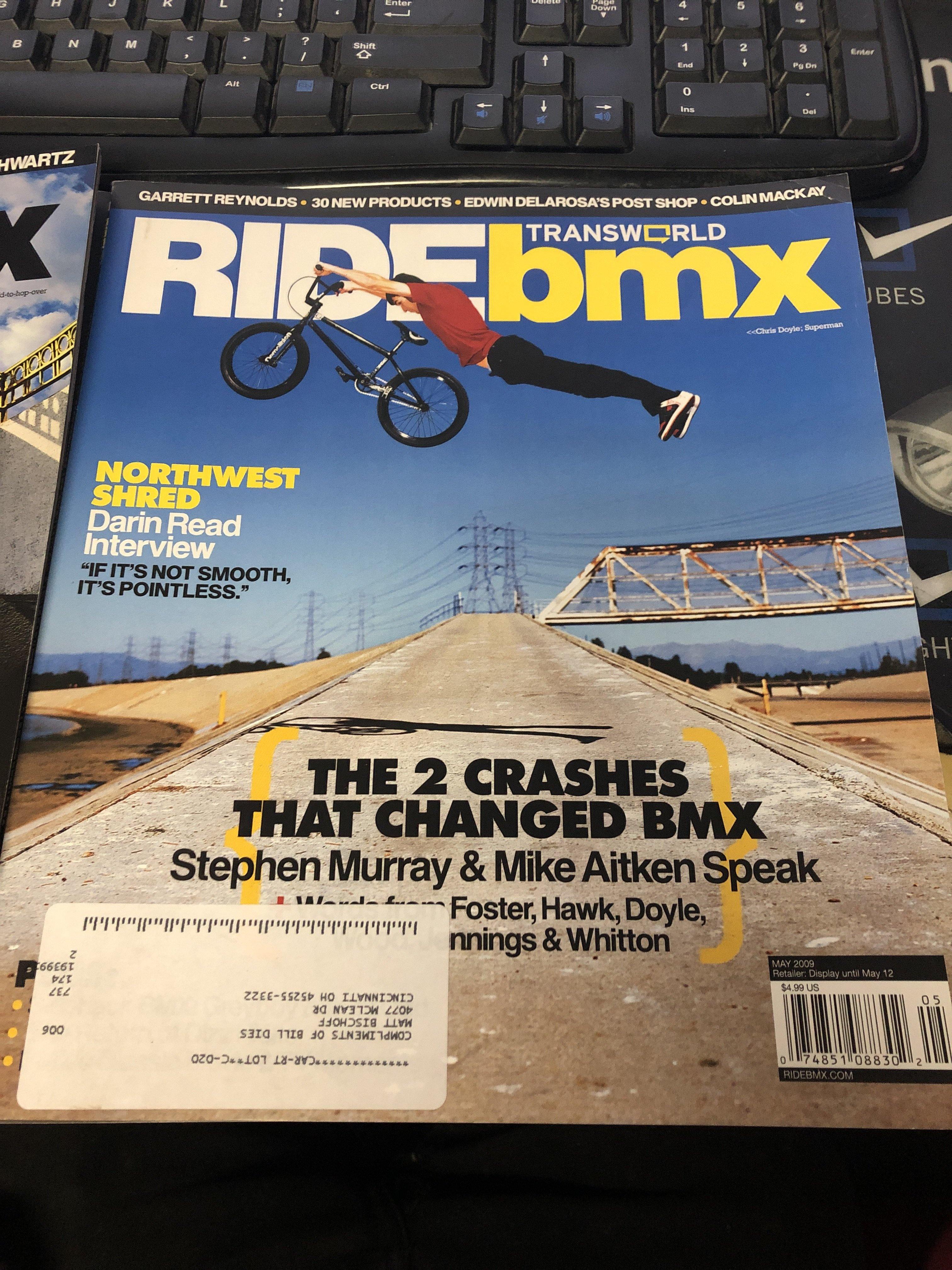 Ride BMX Magazine back issues 2009