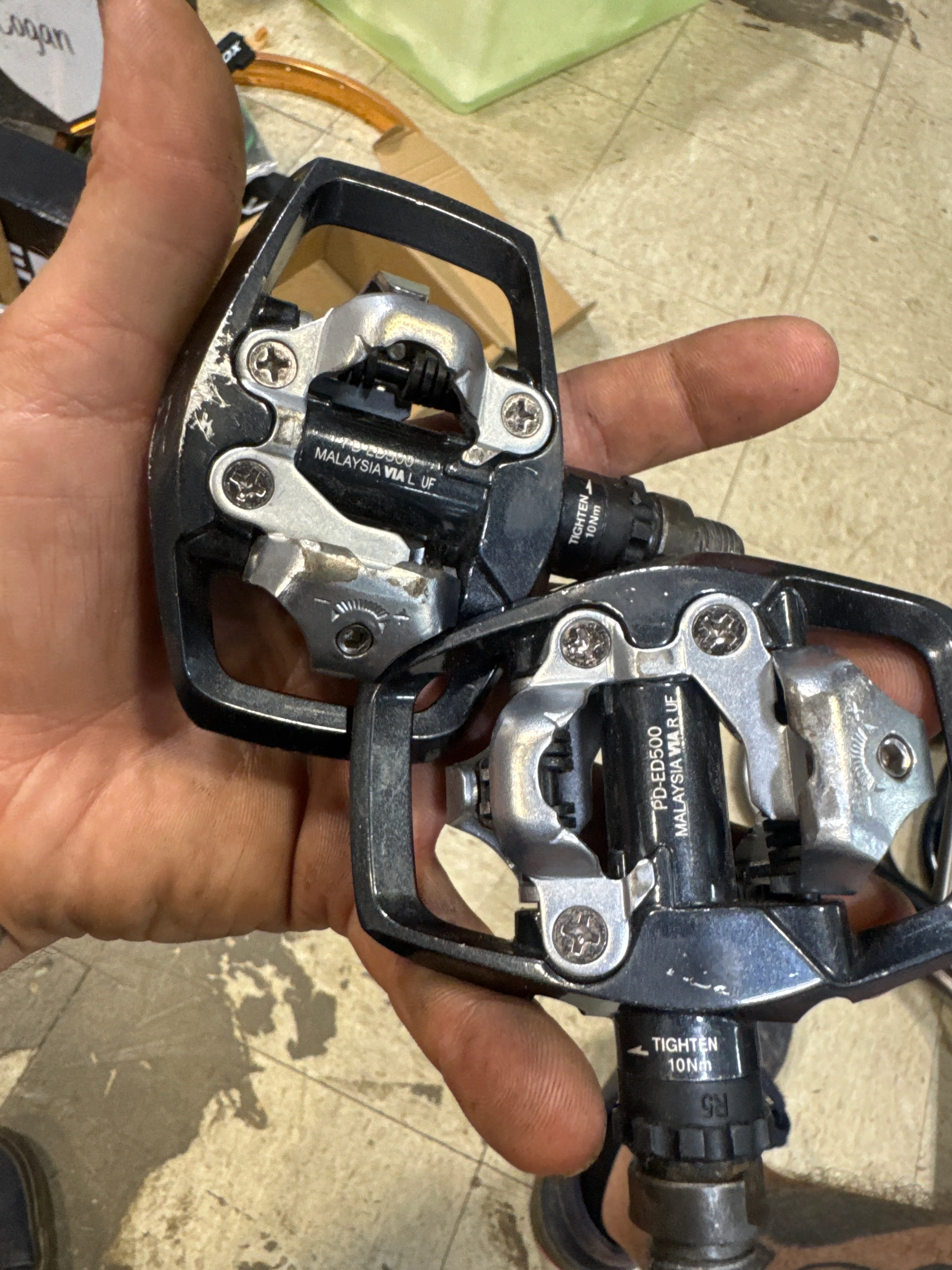 Shimano ed500 clipless pedals black - Image 2