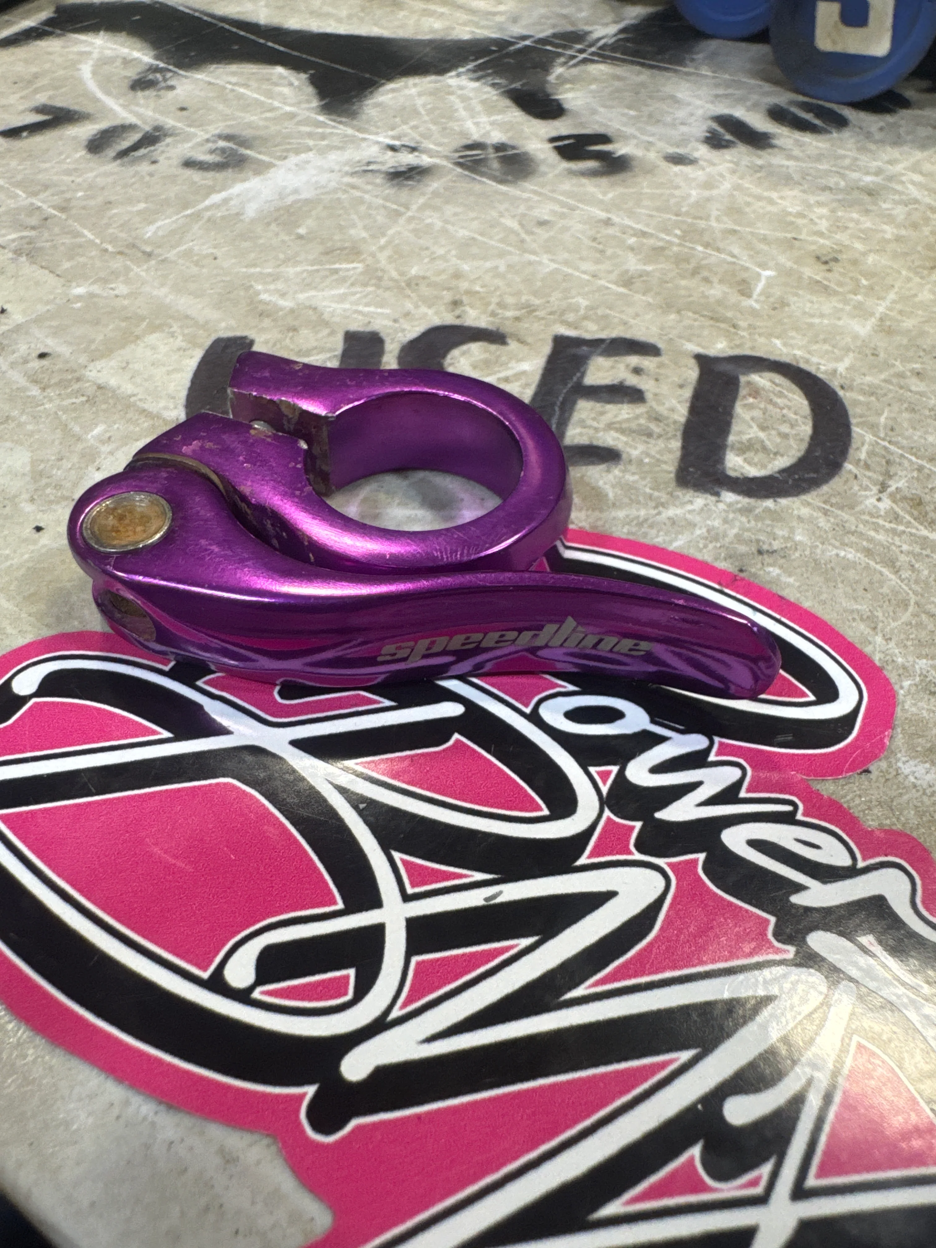 Speedline 25.4 seat clamp purple - Image 2