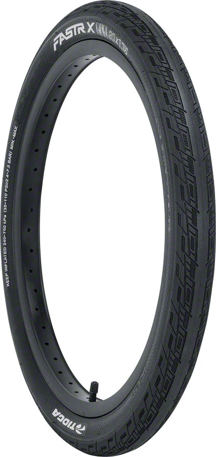 Tioga FASTR-X S-Spec Tire - 20 x 1.6, Clincher, Folding, Black, 120tpi